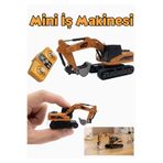 Boratila Toys 2.4Ghz 1:64 Uzaktan Kumandalı Metal Başlıklı Ve Gövdeli Full Fonksiyon Şarjlı Minik Kepçe