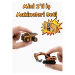 Boratila Toys 2.4Ghz Full Fonksiyon Şarjlı Uzaktan Kumandalı Metal Alaşımlı Kepçe Kamyon 2'lİ Set