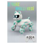 Boratila Toys 2.4Ghz Şarjlı Uzaktan Kumandalı 360° Dönen Merdiven Çıkan Akıllı Robot Kedi - Köpek