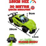 Boratila Toys 28 cm 2.4 Ghz Uzaktan Kumandalı Şarjlı Yarış Arabası Yeşil Hızlı Şarj Özelliği