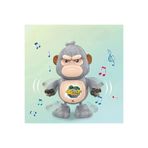 Boratila Toys Dans Eden Işıklı Müzikli Goril Oyuncak (GRİ)