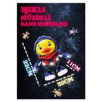 Boratila Toys Dans Eden Işıklı Müzikli Ördek Astronot Oyuncağı - Uzay Keşif Timi