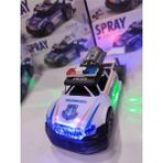 Boratila Toys Müzikli Işıklı Buharlı Polis Arabası 20 cm Mavi Renkli Eğlenceli Oyun Aracı - Beyaz