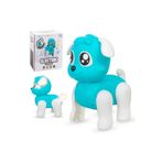 Boratila Toys Pilli Işıklı Müzikli Yürüyen Tatlı Köpek MAVİ
