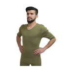 BoraVelli Nano Asker Yarım Kol Üst Don Takım Örgü Içlik - Kısa Kol Kışlık Içlik Asker Içlik