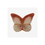 Bordallo Pinheiro Cloudy Butterflies Kırmızı Seramik Servis Tabağı 31 Cm