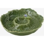Bordallo Pinheiro Leaves Yeşil Seramik Servis Kasesi 37 Cm - Sofra Grubu
