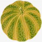 Bordallo Pinheiro Pumpkin Sarı Seramik Kahvaltı Tabağı 22 Cm