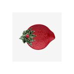 Bordallo Pinheiro Strawberries Kırmızı Seramik Servis Tabağı 21 Cm