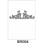 Border Desen Stencil Şablon (15x30) BR-004