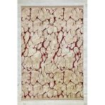 Bordo Bambu Yumuşak Yüzeyli Dokuma Çocuk Odası Oturma Odası Salon Mutfak Halısı Yolluk 160 X 300
