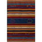 Bordo Çizgili Modern Geometrik Etnik Eskitme Desenli Boho Makinada Yıkanabilir Hafif Hav Toz Vermez Leke Tutmaz Kaymaz Taban Dijital Makine Baskı Halı Oturma Odası Salon Yolluk Koridor Mutfak Halısı