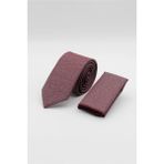 Bordo Desenli 6 Cm Kravat 1090255114