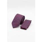 Bordo Desenli 6 Cm Kravat