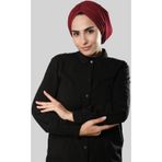 Bordo Drapeli Salaş Tesettür Bone Sandy Büzgülü 2315_16