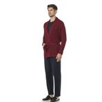 Bordo Erkek Triko Ropdöşambır Ve Pijama Takım 5'li Set Takım