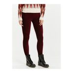 Bordo Fitilli Kadife Tayt, bordo, L, elv-kdtl