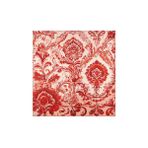 Bordo Flower Desen Twill İpek Eşarp