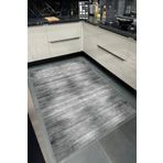 Bordo Halı GRİ Yıkanabilir Kaymaz Taban Halı Salon Dekor Yolluk Koridor Mutfak Halısı Bodrum Gri