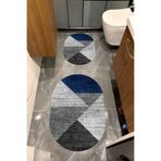 Bordo Halı Su Emici Yumuşak Kaymaz Taban Sünger Dolgulu Yıkanabilir Dekoratif Banyo Paspası Takımı-1210