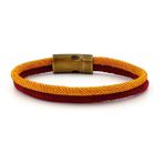 BORDO HARDAL İKİ SIRA MANYETİK KLİPS ERKEK BİLEKLİK M014P