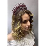 Bordo Henna Model Gelin Kına Tacı