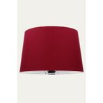 Bordo Konik Başlık Abajur Şapka Kumaş Çap 35 Cm A880 Bordo