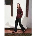 Bordo Kruvaze Yaka Kadın Blazer Ceket