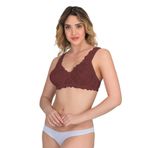Bordo Mı Emay 178 B Balenli Dantelli Sütyen