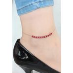 Bordo Miyuki Taşlı Hal Hal - Ebj250510w33870