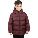 Bordo Montland Erkek Çocuk Polarlı Kapüşonlu Şişme Mont Su ve Rüzgara Dayanıklı Özellikte - 4 - 5 Yaş