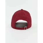 Bordo Nyc Nakışlı Erkek Kep Şapka