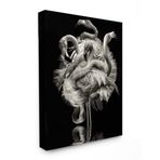 BORDO SANAT 50x60cm Flamingolar Dekoratif Duvar Kanvas Tablo