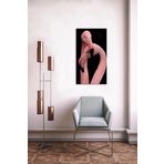 BORDO SANAT 50x90cm Flamingo Dekoratif Duvar Kanvas Tablo