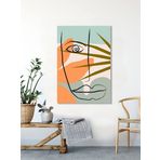 BORDO SANAT 60x85cm Soyut Dekoratif Duvar Kanvas Tablo