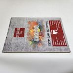 Bordo Sanat Bordosanat Cobain Linen Pad Keten Tuval Bezi Defteri A5 (364GR Gessolu) Akrilik Boyama ve Yağlıboya 10 Yaprak - A3