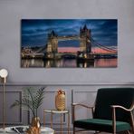 Bordo Sanat BRD-SNT-M-0224 80x40 cm Londra Dekoratif Duvar Kanvas Tablo