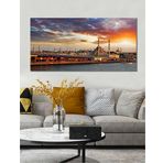 Bordo Sanat BRD-SNT-M-0279 80x40 cm İstanbul Dekoratif Duvar Kanvas Tablo