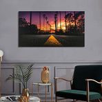 Bordo Sanat BRD-SNT-M-0486 80x40 cm Günbatımı Dekoratif Duvar Kanvas Tablo