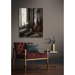 Bordo Sanat BRD-SNT-M-0512 50x60 cm Keman Dekoratif Duvar Kanvas Tablo