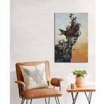 Bordo Sanat BRD-SNT-M-0518 50x75 cm Soyut Dekoratif Duvar Kanvas Tablo
