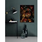 Bordo Sanat BRD-SNT-M-0554 50x60 cm Çocuk Dekoratif Duvar Kanvas Tablo