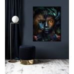 Bordo Sanat BRD-SNT-M-0558 50x60 cm Çocuk Dekoratif Duvar Kanvas Tablo