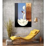 Bordo Sanat BRD-SNT-M-0876 70x105 cm Soyut Dekoratif Duvar Kanvas Tablo