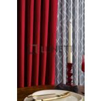 Bordo Sık Pileli 1X3 Fon Perde Tek Kanat 9206 lntsk, 110 x 260