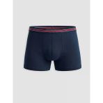 Bordo Standart Kalıp Pamuklu Esnek Erkek Boxer 7'Li