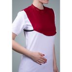Bordo Tesettür Boyunluk Viskon Kumaş Yaka Dantelli 1004_16