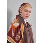 Bordo Twill İpek Eşarp Lunera Koleksiyonu