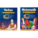 Borealis Yayınları Altın Oran 8. Sınıf Türkçe - Matematik 20 Deneme Sınavı 2 Kitap