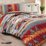 Boreas Home Red Racer Pamuklu Ranforce Nevresim Takımı Tek Kişilik - Kırmızı - 160 x 220 cm
